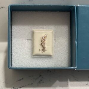 14K Gold Crawler Earring Stud